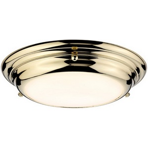 Изображение товара Потолочный светодиодный светильник круглый влагозащищенный для ванных комнат Elstead WELLAND-F-S-PB