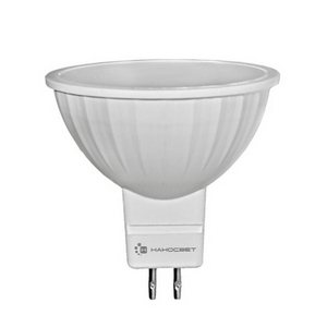 Изображение товара Лампочка светодиодная полусфера GU5.3 6W 4000K 480lm Наносвет Eсoled L195