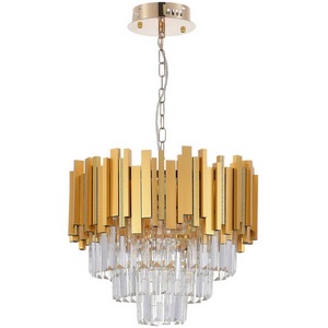 Изображение товара Подвесная каскадная люстра Natali Kovaltseva Bellezza BELLEZZA 81427/5C GOLD
