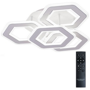 Изображение товара Потолочная люстра светодиодная Natali Kovaltseva Damask HIGH-TECH LED LAMPS 82060 с пультом ДУ, 120W, белый, LED