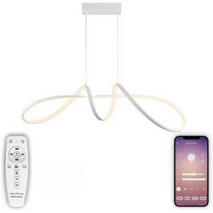 Изображение товара Подвесной светодиодный светильник Natali Kovaltseva INNOVATION STYLE 83145 с пультом ДУ, моб. приложением 100W, белый, LED (Умный дом)