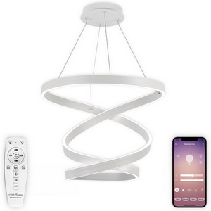 Изображение товара Люстра led подвесная с пультом (+ночной режим) светодиодная, моб. приложением 280W, белый, LED Natali Kovaltseva INNOVATION STYLE 83148 (Умный дом)
