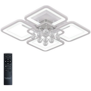 Изображение товара Люстра потолочная накладная с пультом ду Natali Kovaltseva Cascade LED LAMPS 81157 с подвесками