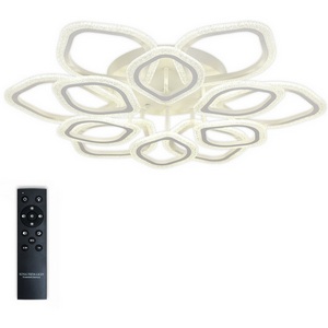 Изображение товара Потолочная люстра с пультом ДУ Natali Kovaltseva Angel LED LAMPS 81193 с цветами