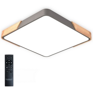 Изображение товара Потолочный светильник светодиодный Natali Kovaltseva Scandinavian LED LAMPS 81413 с пультом ДУ, моб. приложением 140W, серый, LED