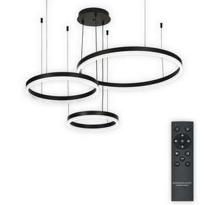 Изображение товара Подвесной светильник светодиодный с пультом Natali Kovaltseva Oreol LED LAMPS 81478 кольцо