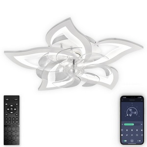 Изображение товара Потолочная люстра светодиодная с вентилятором и пультом Natali Kovaltseva Ledfan LED LAMPS 81487
