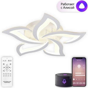 Изображение товара Потолочная люстра светодиодная с пультом Natali Kovaltseva Olimp Ii LED SMART 84022