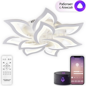 Изображение товара Потолочная люстра светодиодная с пультом Natali Kovaltseva Olimp Ii LED SMART 84023