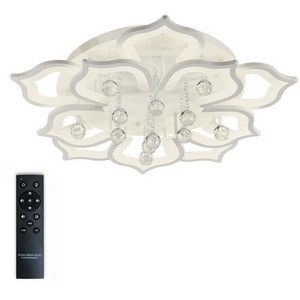 Изображение товара Потолочная люстра светодиодная с ПДУ, регулировкой цветовой температуры яркости ночным режимом таймером HIGH-TECH LAMPS 82029 Natali Kovaltseva LED