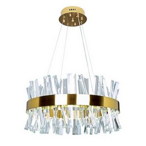 Изображение товара Подвесная люстра хрустальная светодиодная с пультом и управлением смартфоном регулировка цветовой температуры яркости ночной режим таймер 83047 Natali Kovaltseva INNOVATION STYLE (Умный дом)