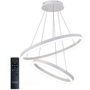 Изображение товара Подвесной светильник с ПДУ светодиодный LAMPS 81297, 160W, белый, Natali Kovaltseva LED LIGHT 81297 кольцо