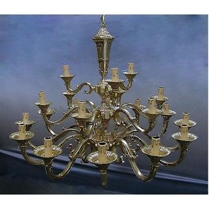 Изображение товара Большая люстра Nervilamp 250 250/12+6+3 подсвечник