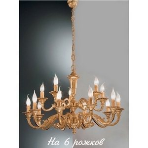 Изображение товара Подвесная люстра Nervilamp 250 250/6 подсвечник