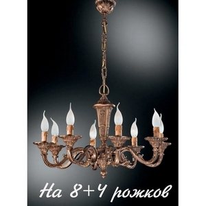Изображение товара Подвесная люстра Nervilamp 250 250/8+4 подсвечник