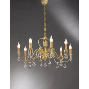 Изображение товара Подвесная люстра с хрусталем Nervilamp 550 550/8 подсвечник
