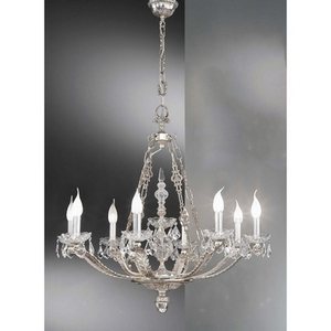 Изображение товара Подвесная люстра с хрусталем Nervilamp 895 895/8 подсвечник