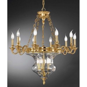 Изображение товара Большая люстра Nervilamp 905 905/10+5 подсвечник