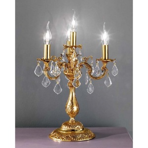 Изображение товара Настольная лампа с хрусталем Nervilamp 920 920/3+1C подсвечник (подвески)