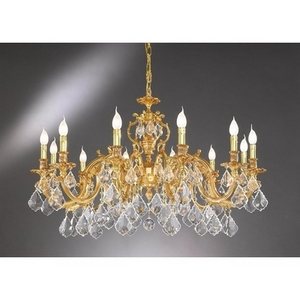 Изображение товара Подвесная люстра с хрусталем Nervilamp 940 940/12 подсвечник