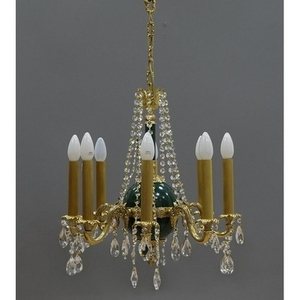 Изображение товара Подвесная люстра с хрусталем Nervilamp 950 950/8 подсвечник