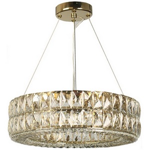 Изображение товара Подвесной светильник хрустальный Newport 10120 10124+4/S gold кольцо