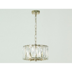Изображение товара Подвесная люстра для гостиной диаметром 30 см хрустальная Newport 10120 10124/C gold