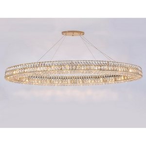 Изображение товара Подвесная люстра хрустальная Newport 10120 10127+21/S gold кольцо