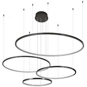 Изображение товара Потолочный светильник подвесной освещает 15 м? Newport 15000 15104N/S black glossy кольцо