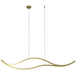 Изображение товара Подвесной светодиодный светильник Newport Loren 15205N/S mat.gold Изображение товара Подвесной светодиодный светильник Newport Loren 15205N/S mat.gold