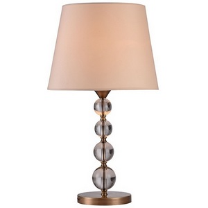 Изображение товара Настольная лампа с выключателем Newport 3100 3101/T black brass без абажуров