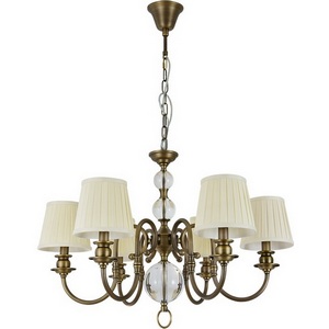 Изображение товара Подвесная люстра Newport 3100 3106/C black brass без абажуров