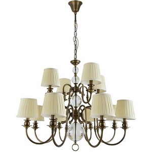 Изображение товара Подвесная люстра Newport 3100 3112/С black brass без абажуров