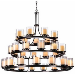 Изображение товара Большая люстра 35015+12+9/С