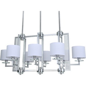 Изображение товара Подвесная люстра Newport 35400 35408/S chrome без абажуров