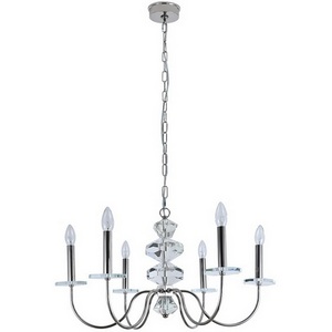 Изображение товара Подвесная люстра свеча Newport 3870 3876/С nickel