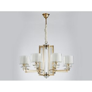Изображение товара Подвесная люстра Newport 4408+1/C gold 9 плафонов стиль модерн