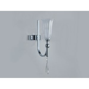 Изображение товара Бра Newport 4801/A chrome с декоративными элементами из хрусталя для стильного интерьера