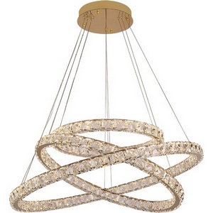 Изображение товара Подвесной хрустальный светильник светодиодный Newport 8120 8120/97 gold