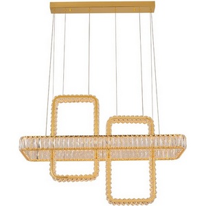 Изображение товара Подвесной хрустальный светильник светодиодный Newport 8230 8232+2/S gold NEW