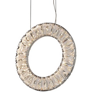 Изображение товара Подвесной хрустальный светильник светодиодный 8240/300 chrome Newport 8240 кольцо