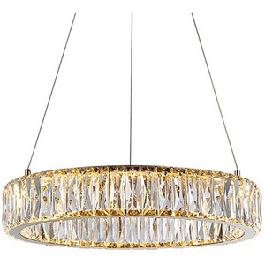 Изображение товара Подвесной хрустальный светильник светодиодный 8240/40 gold Newport 8240 кольцо