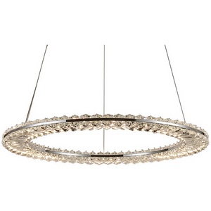 Изображение товара Подвесной хрустальный светильник светодиодный 8241/600 chrome Newport 8240 кольцо