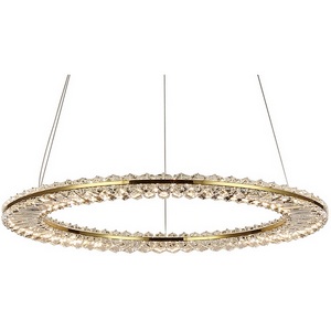 Изображение товара Подвесной хрустальный светильник светодиодный 8241/600 gold NEW Newport 8240 кольцо