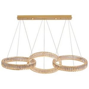 Изображение товара Подвесной хрустальный светодиодный светильник Newport 8240 8243/S gold NEW