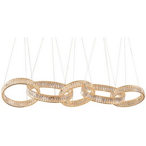 Изображение товара Подвесной светодиодный светильник кольцо Newport 8240 8245N/S gold