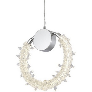 Изображение товара Подвесной светильник хрустальный светодиодный Newport 8280 8280/S кольцо