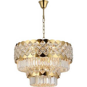 Изображение товара Подвесная люстра каскадная хрусталь Newport 8300 8301/60 C gold polished