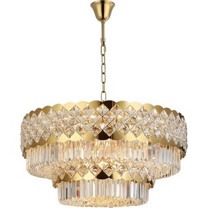 Изображение товара Подвесная люстра каскадная хрусталь Newport 8300 8301/80 C gold polished