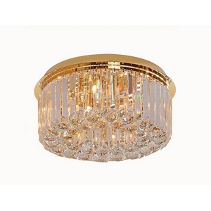 Изображение товара Хрустальный потолочный светильник круглый Newport 8400 8400/60 PL gold